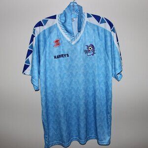 mysterious 90s ABM local Canadian soccer team jersey Harvey's sponsor Italy made